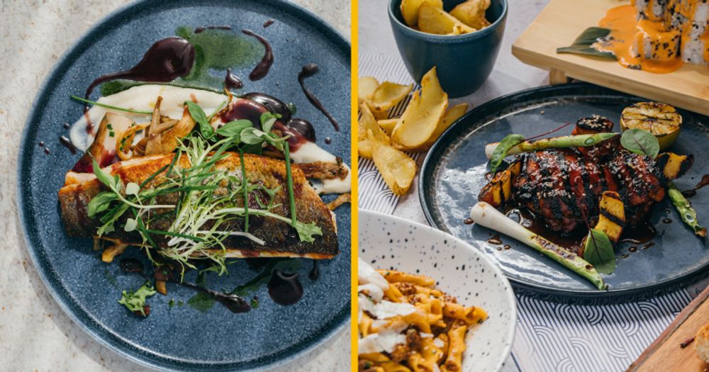 Pan Fried Seabass vs Sweet & Spicy Chicken Thighs 