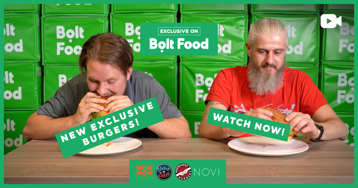 Exclusive on Bolt Food: Time for a Burger Bonanza! 🍔