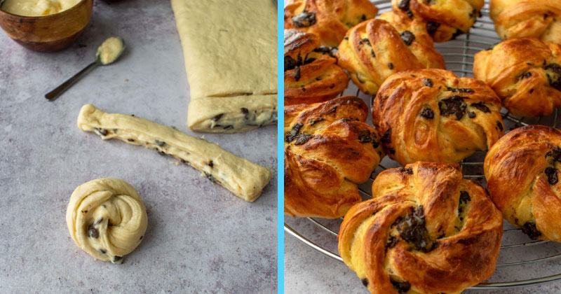 Vanilla-Choc morning buns: Yesenia, Recipe Developer, Apron & Whisk 🍫