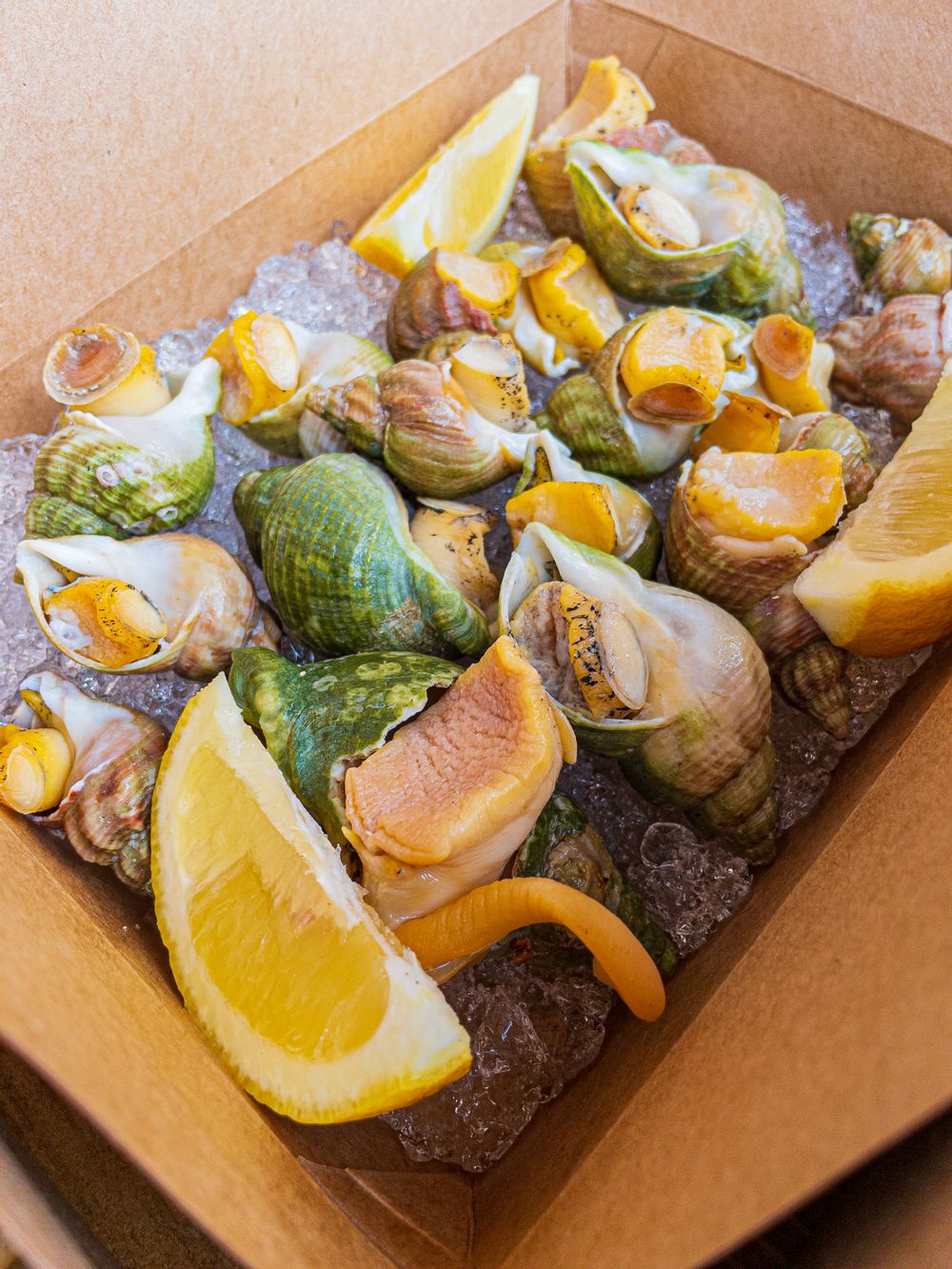 The Seafood Market Gzira Malta fresh fish platter in Inserv Platter Box