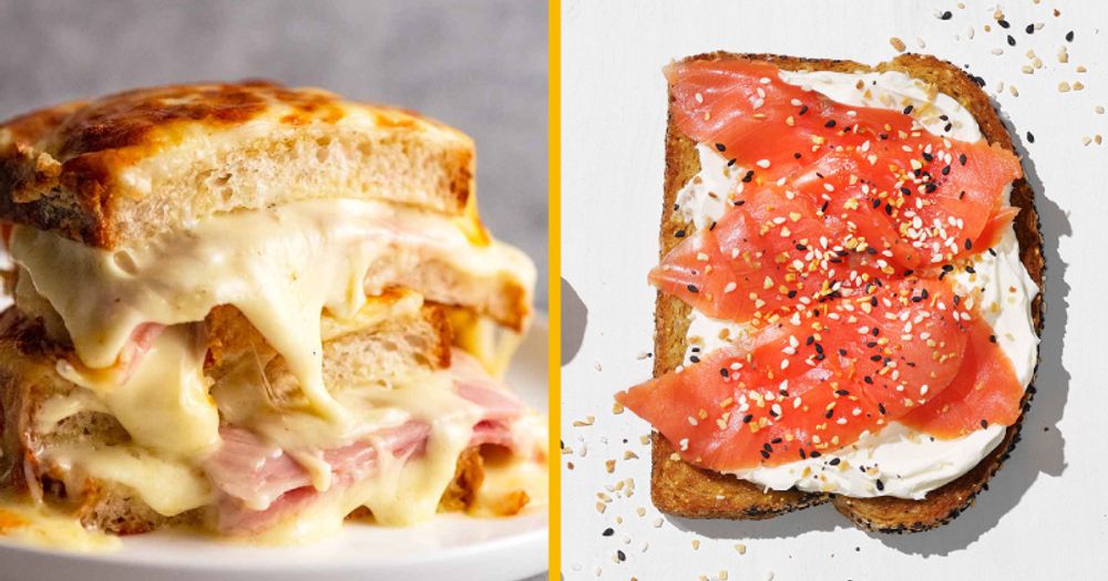 Ham & Cheese vs Smoked Salmon & Cream Cheese