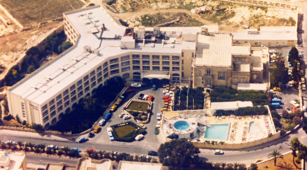 The Corinthia Palace in 1968 once it just opened as a Hotel.