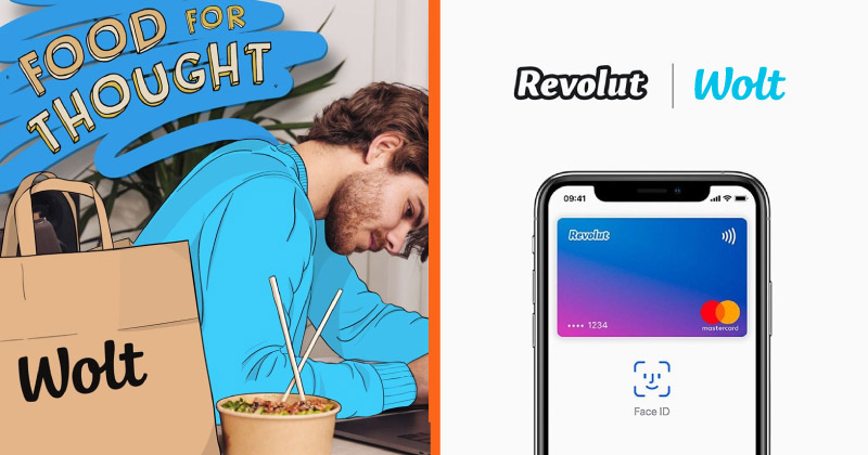 Wolt x Revolut: Get 3 Euro free with every €25 spent on Wolt’s App! 💙