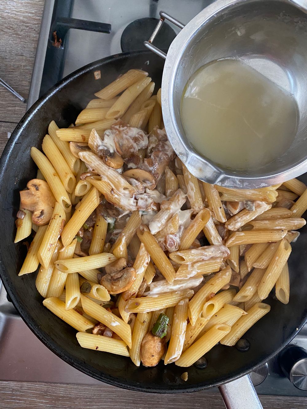 clean out the fridge day pasta