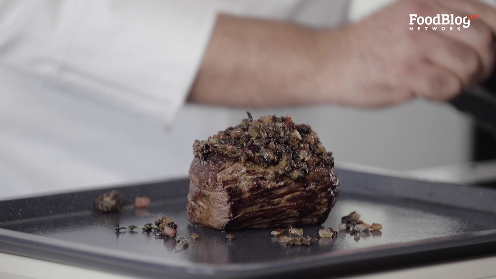 Dress that fillet with the beautiful mushroom mix. Be generous!