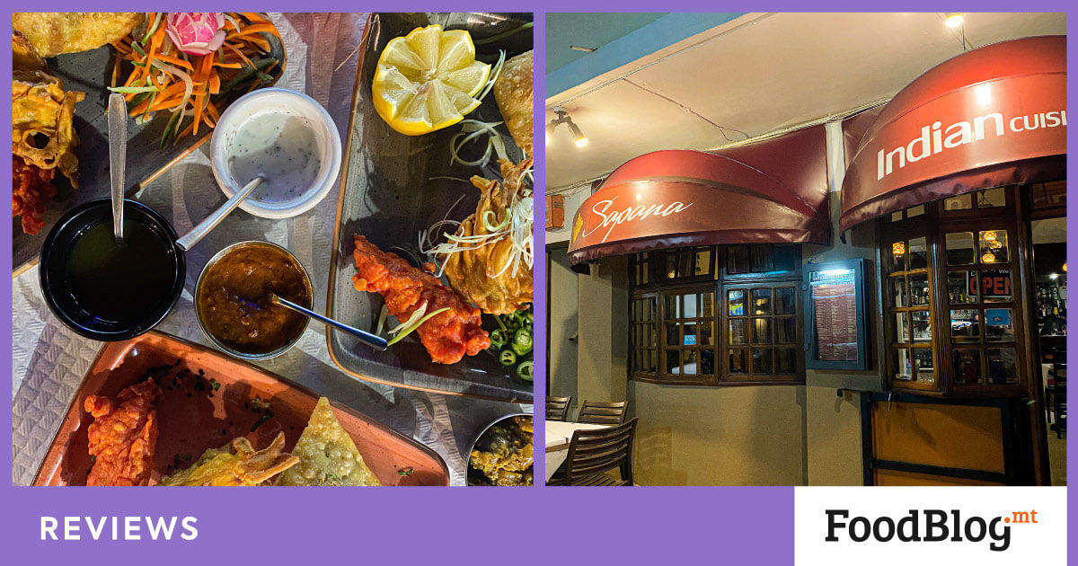 FoodBlog Review : Sapana, Gozo. The sweet Indian surprise 🇮🇳