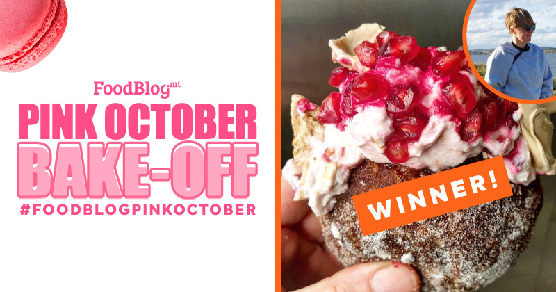 Micro Baker, “The Good Stuff” wins the #FoodBlogPinkOctober challenge 🎀