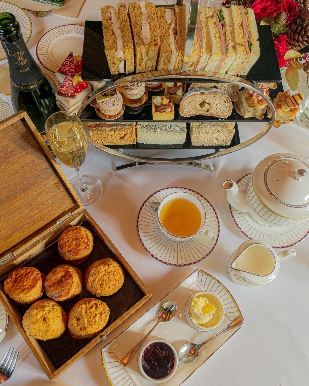 Festive Tea at Villa Corinthia.