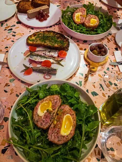 Assortment of starters from Barbajean Malta for FoodBlog Review