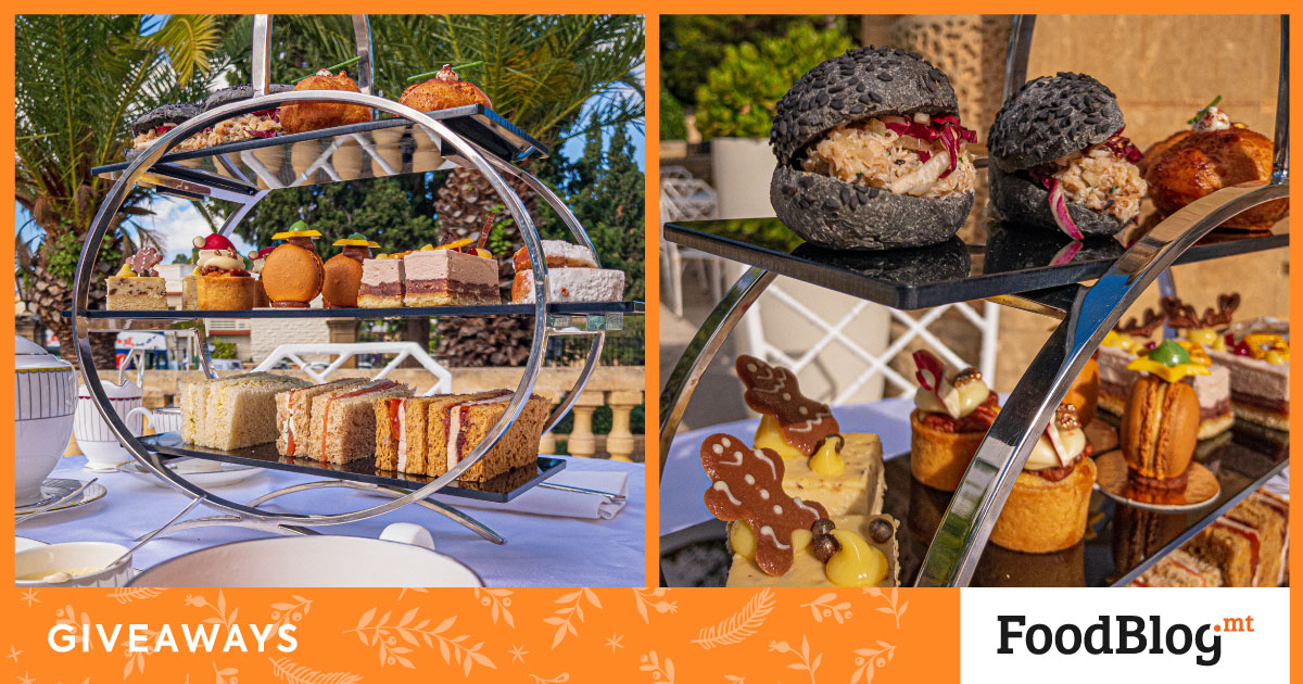 Winner Announced! Christmas Giveaway: Corinthia Palace Afternoon Tea 🥂