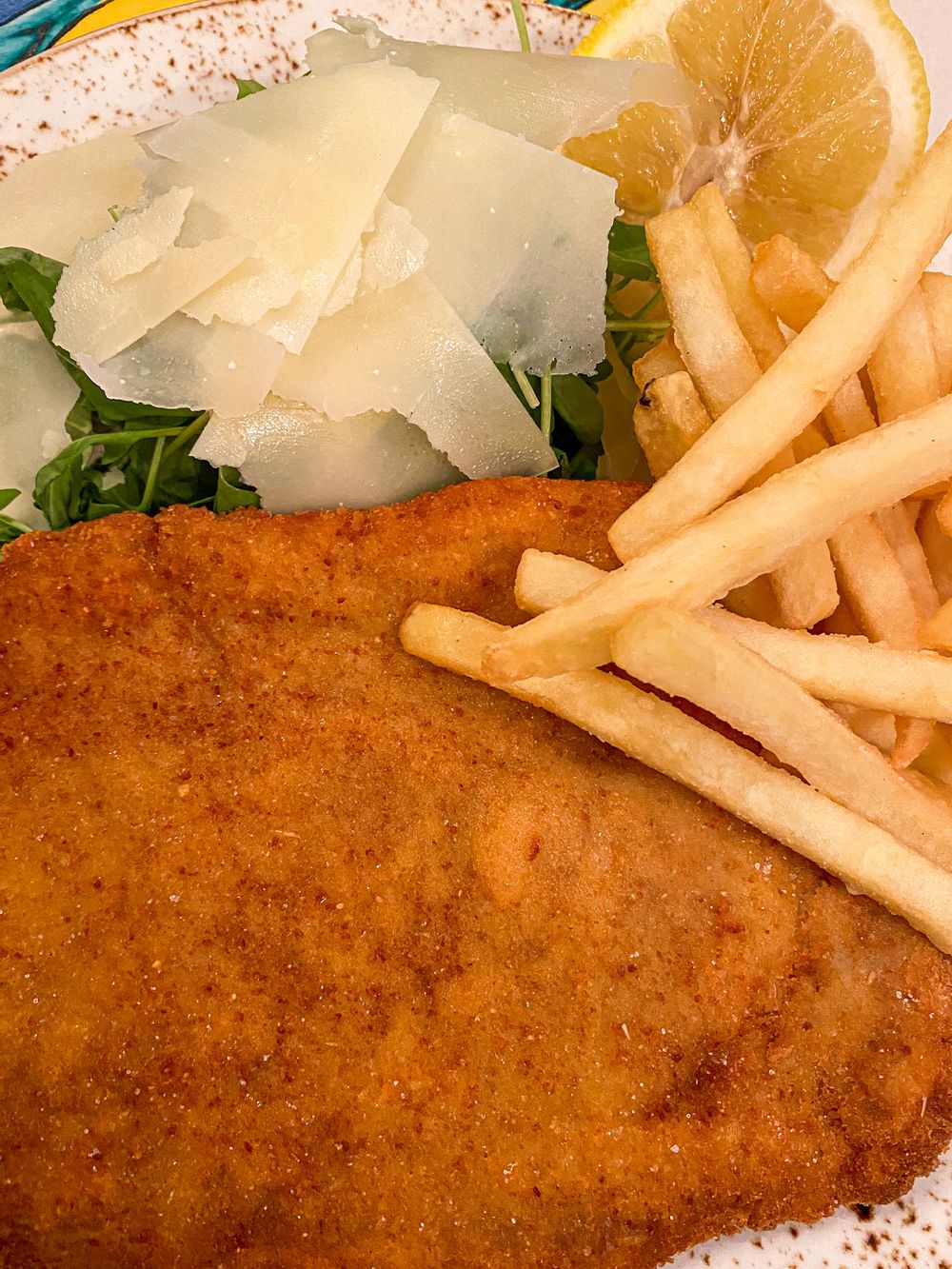 Veal Cotoletta Milanese from La Cuccagna in Amery Street, Sliema