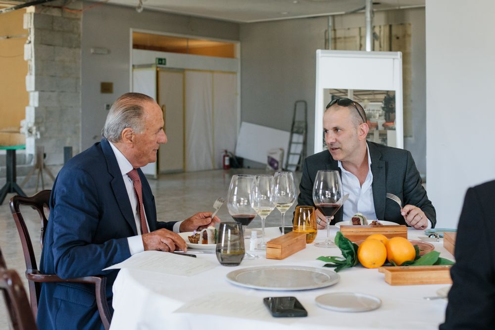 Bahia owner, Colin Ciantar alongside Alfred Pisani, Co-founder & chairman of the Corinthia Palace.