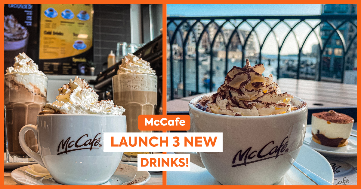 Warm your Soul with McCafé’s newest Hot Drinks available now! ☕