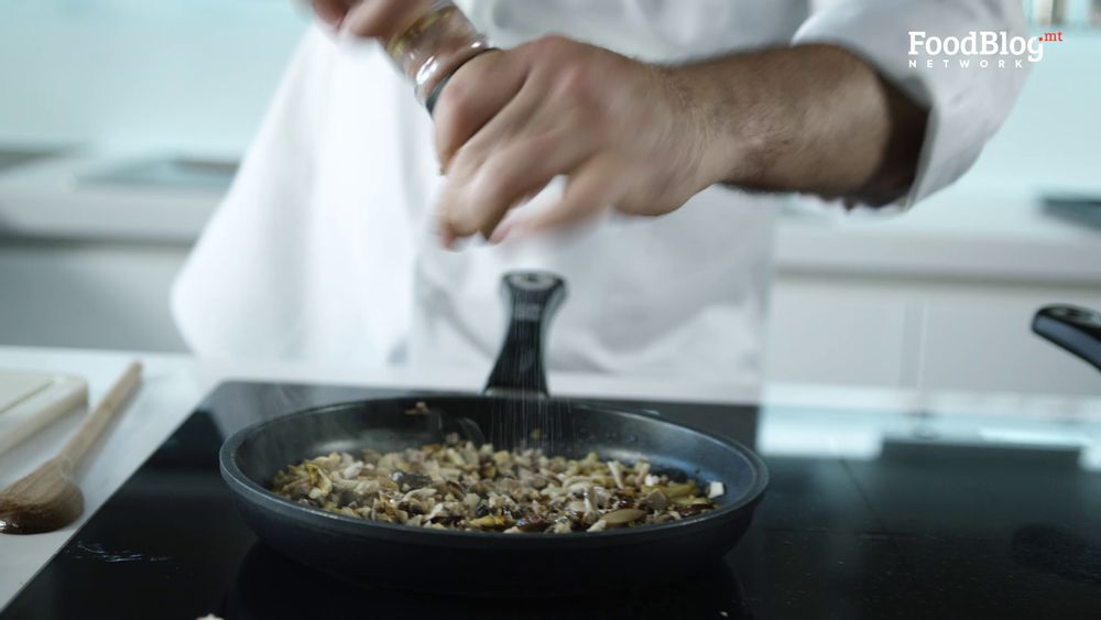 Add salt to your mushrooms to draw out any moisture