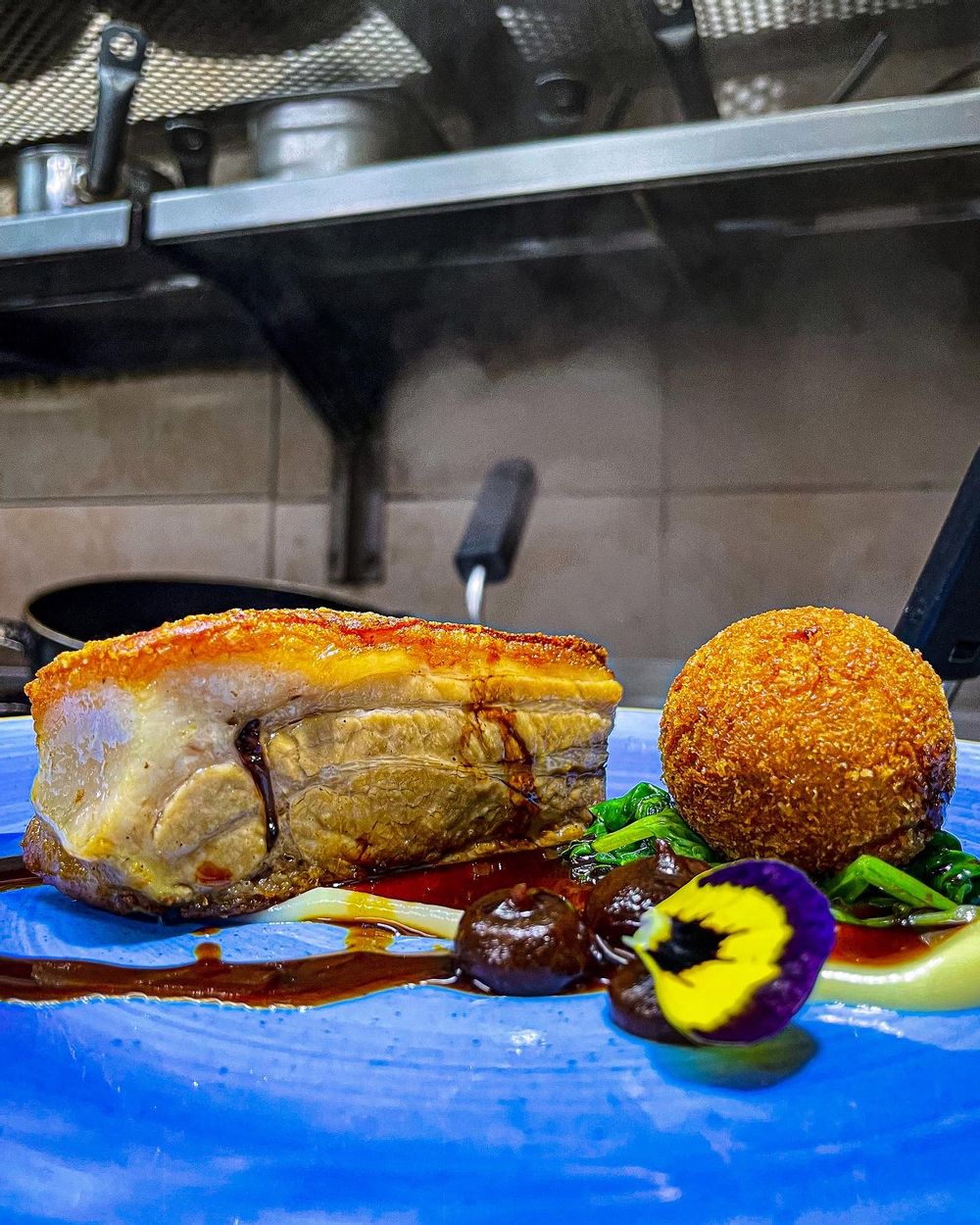 Crispy Pork Belly at Trattoria Del Nonno, St Paul's Bay