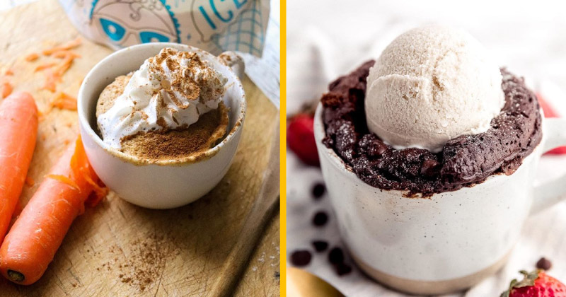 4 Microwave Mug Cake Recipes everyone can make in minutes 🎂