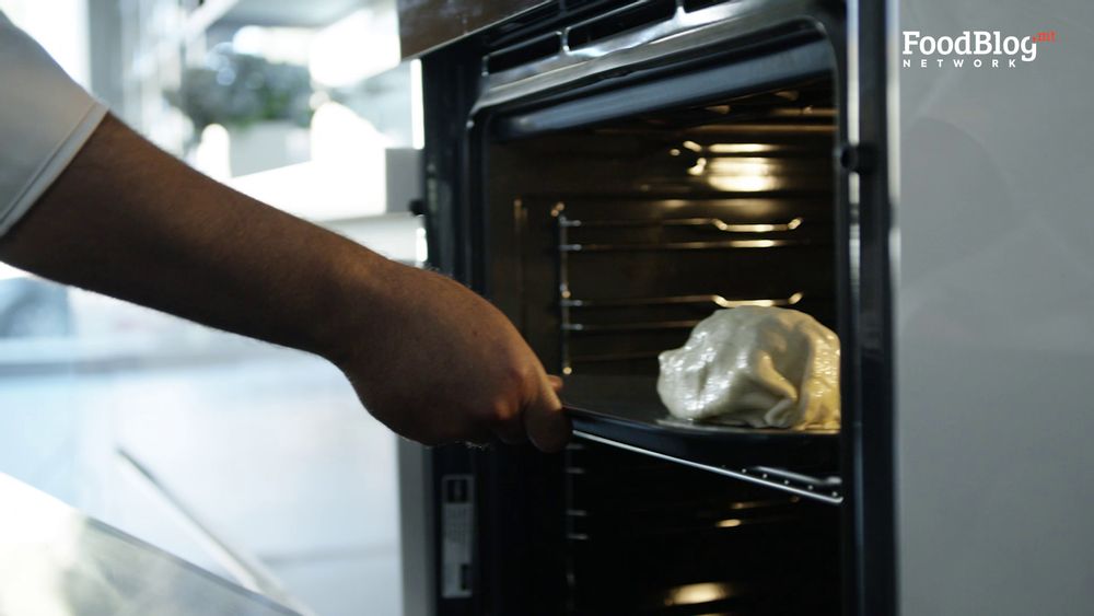 Let it sit in the oven for 25 minutes at 190°C