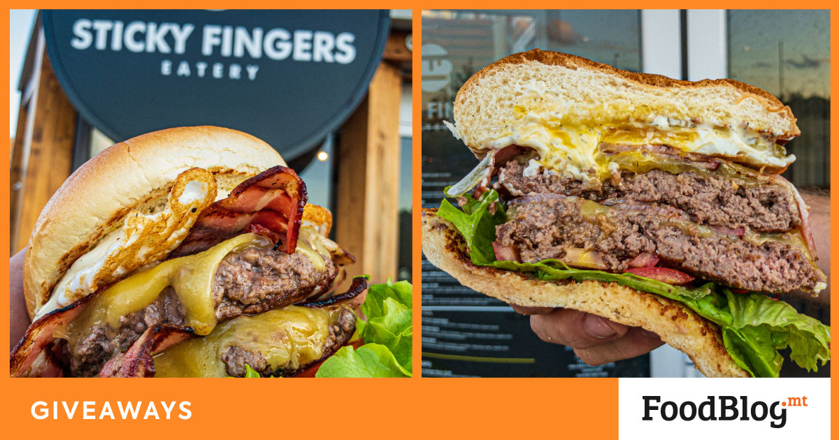 Giveaway: Sticky Fingers San Gwann, Malta