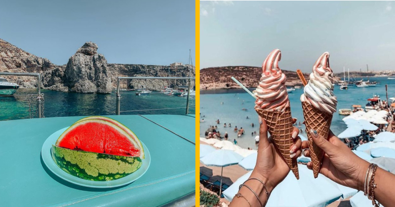 5 food things the Maltese do when heading to Comino 🏝️